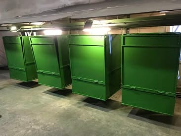 Партия мусорных контейнеров, RAL 6018